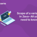 Scope of a variable in Java- All you need to know
