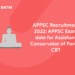 APPSC Recruitment 2022 APPSC Exam date for Assistant Conservator of Forest CBT