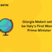 Giorgia Meloni set to be Italy’s First Woman Prime Minister