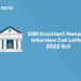 IDBI Assistant Manager Interview Call Letter 2022 Out