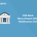 IDBI Bank Recruitment 2022 Notification Out