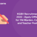 KGBV Recruitment 2022 - Apply Offline for 194 Warden, Cook and Teacher Posts (1)