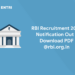 RBI Recruitment 2022 Notification Out - Download PDF @rbi.org.in