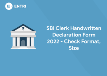 SBI Clerk Handwritten Declaration Form 2022 - Check Format, Size