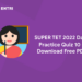 Supertet daily practice quiz 10 2022