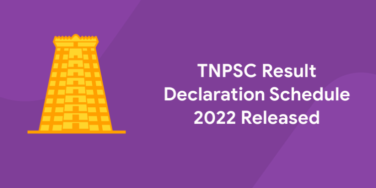 TNPSC Result Declaration Schedule 2022 Released