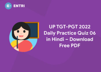 UP TGT-PGT 2022 Daily Practice Quiz 06
