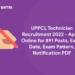 UPPCL Technician Recruitment 2022 - Apply Online for 891 Posts, Exam Date, Exam Pattern, Notification PDF