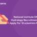 National Institute Of Hydrology Recruitment – Apply For 18 scientists Post