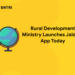 Rural Development Ministry Launches Jaldoot App Today