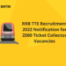 RRB TTE Recruitment 2022 Notification for 2500 Ticket Collector Vacancies