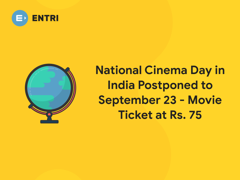 National Cinema Day in India 2022 Postponed to September 23 Movie