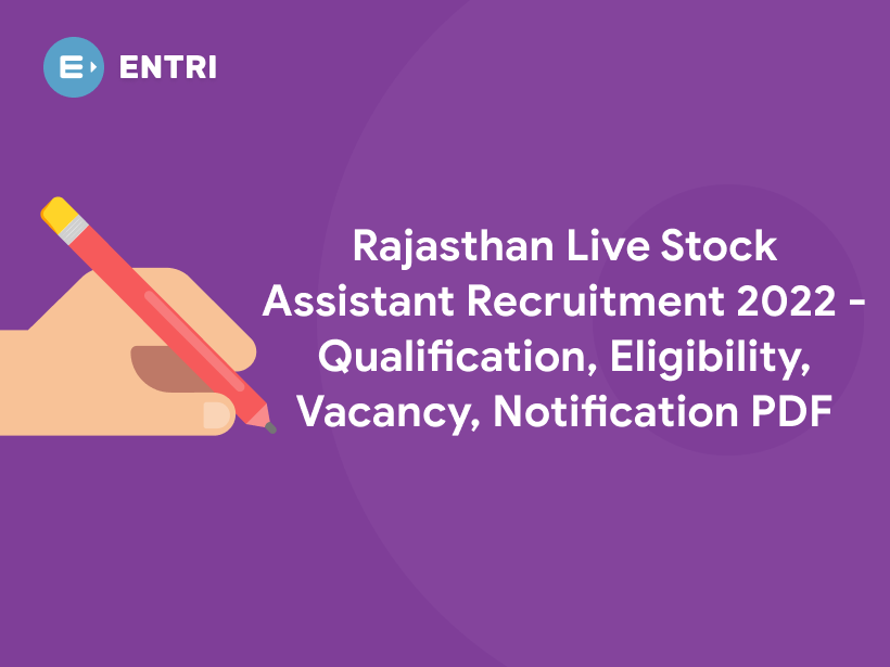 Rajasthan LSA Live Stock Assistant Recruitment 2022 Qualification