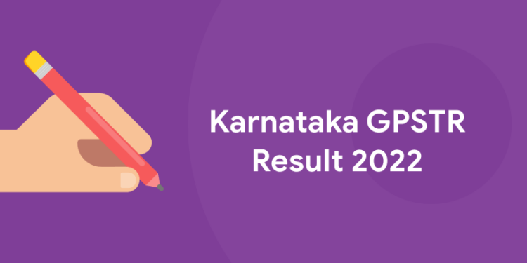 Karnataka GPSTR Result 2022