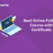 Best Online Python Course with Certificate