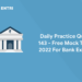 Daily Practice Quiz 143 - Free Mock Test 2022 For Bank Exam