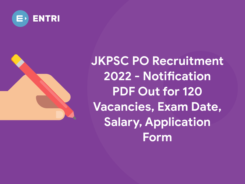 Jkpsc Po Recruitment Notification Pdf Out For Vacancies