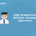 JSSC JE Admit Card 2022 Out - Download @jssc.nic.in