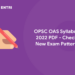 OPSC OAS Syllabus 2022 PDF - Check New Exam Pattern