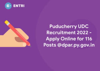 Puducherry UDC Recruitment 2022 - Apply Online for 116 Posts @dpar.py.gov.in (1)