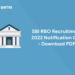 SBI RBO Recruitment 2022 Notification Out - Download PDF