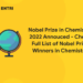 Nobel Prize in Chemistry 2022 Annouced - Check Full List of Nobel Prize Winners in Chemistry