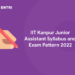 IIT Kanpur Junior Assistant Syllabus and Exam Pattern 2022