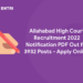 Allahabad High Court Recruitment 2022 Notification PDF Out for 3932 Posts - Apply Online