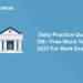 daily practice quiz 138 bank