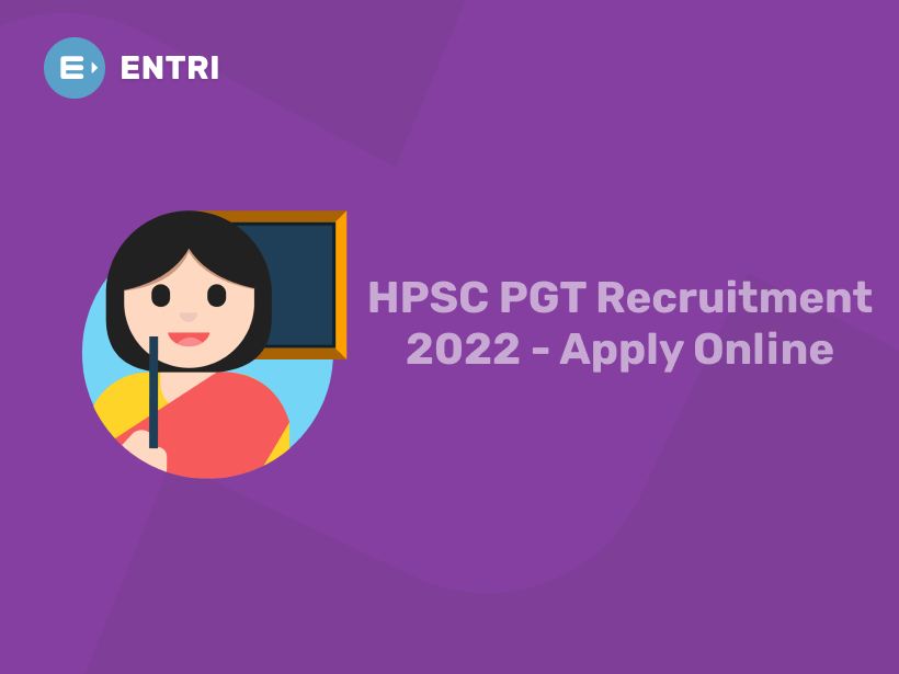 Hpsc Pgt Recruitment 2022 Apply Online Entri Blog 9252