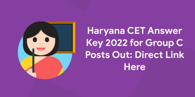 Haryana CET Answer Key 2022