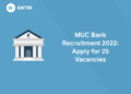 MUC Bank Recruitment