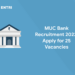 MUC Bank Recruitment