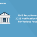 NHB Recruitment 2023 Notification Out