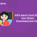 NVS Admit Card 2022