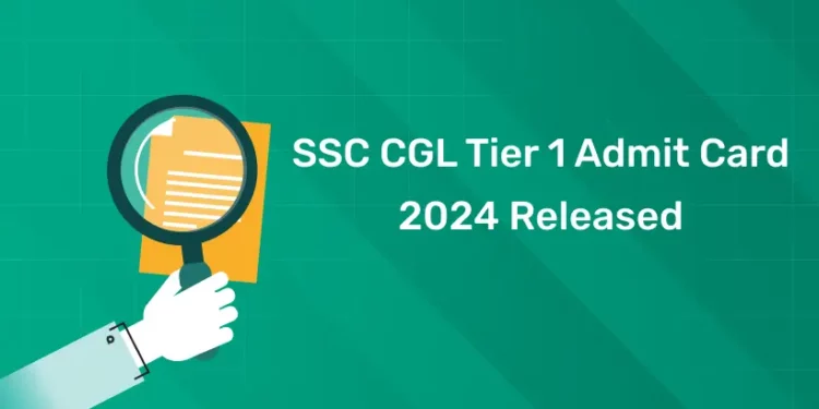 SSC CGL Tier 1 Admit Card 2024