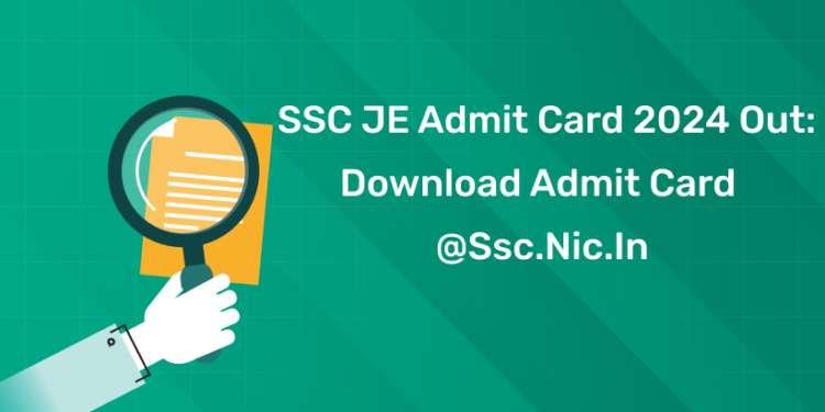 SSC JE Admit Card