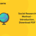 Social Research Method - Introduction, Download PDF