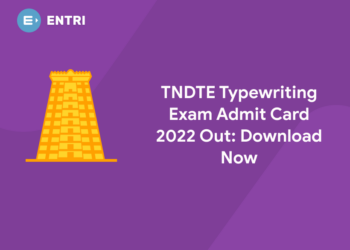 TNDTE Typewriting Exam Admit Card