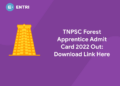 TNPSC Forest Apprentice Admit Card