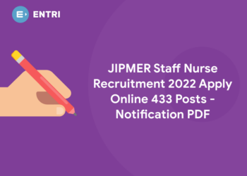 JIPMER Staff Nurse Recruitment 2022 Apply Online 433 Posts - Notification PDF