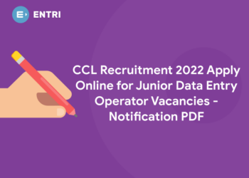 CCL Recruitment 2022 Apply Online for Junior Data Entry Operator Vacancies - Notification PDF