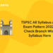 TSPSC AE Syllabus and Exam Pattern 2022 - Check Branch Wise Syllabus Here