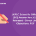 JKPSC Scientific Officer (SO) Answer Key 2022 Released - Direct Link, Objections, PDF