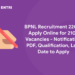 BPNL Recruitment 22022 Apply Online for 2106 Vacancies - Notification PDF, Qualification, Last Date to Apply