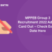 MPPEB Group 3 Recruitment 2022 Admit Card Out – Check Exam Date Here
