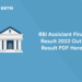RBI Assistant Final Result