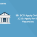 SBI SCO Apply Online