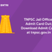 TNPSC Jail Officer Admit Card Out