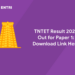 TNTET Result 2022 Out